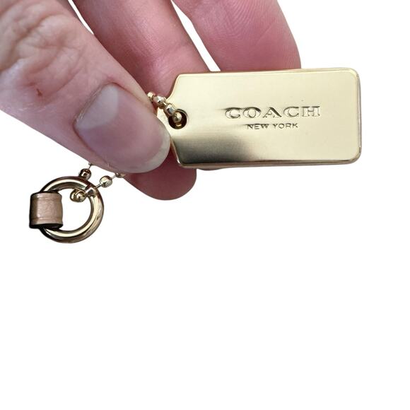 COACH Mini Cassidy Crossbody Shoulder Satchel Snake Embossed Leather Signature - Picture 8 of 11